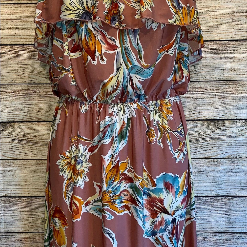 Strapless Maxi BOHO Sundress Small